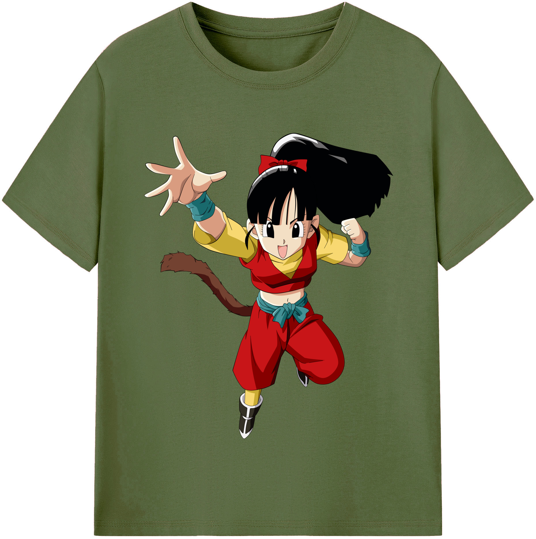 （画像用） ドラゴンボール パン DRAGON BALL Pan 綿100％半袖Tシャツ（フロントプリント）